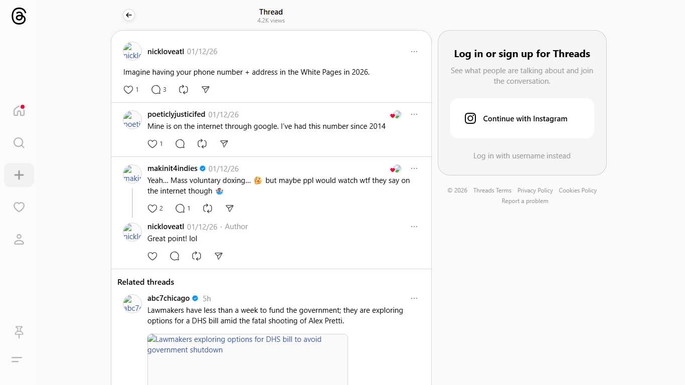 Imagine having your phone number + address in the White Pages in 2026.